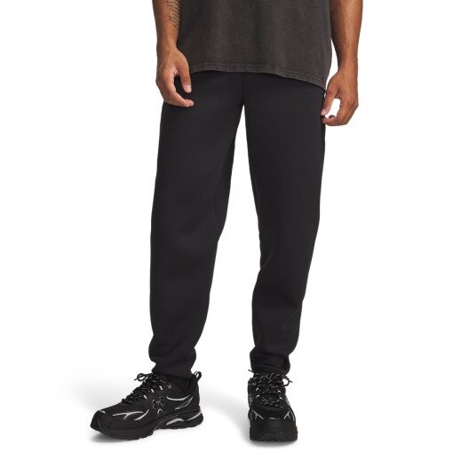 Męskie spodnie dresowe Under Armour UA Unstoppable Flc Txtrd Jogger - czarne