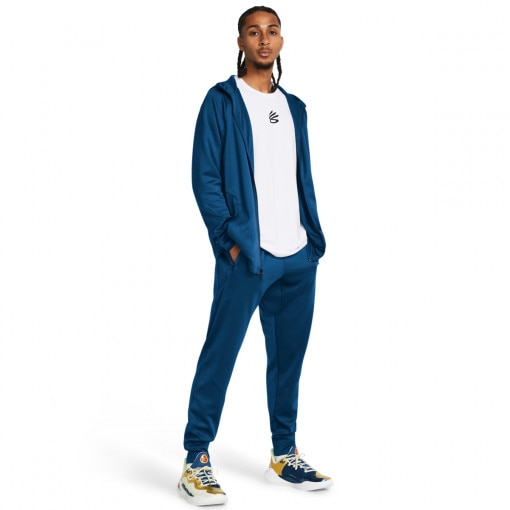 UNDER ARMOUR Męskie spodnie treningowe Under Armour Curry Playable Pant niebieskie Niebieski