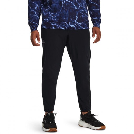 Męskie spodnie treningowe Under Armour Project Rock Unstoppable Pant - czarne