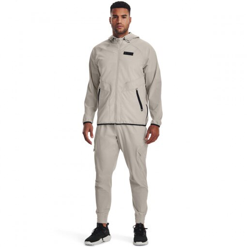 Obrazek dla: UNDER ARMOUR Męskie spodnie treningowe UNDER ARMOUR Project Rock Unstoppable Pants  kremowe Kremowy