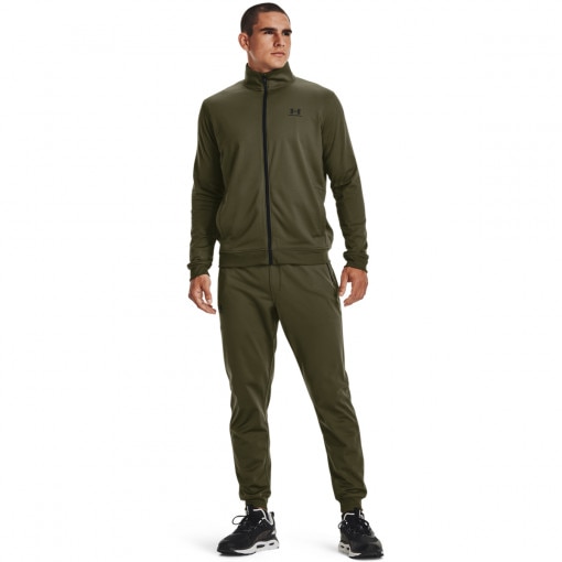 UNDER ARMOUR Męskie spodnie treningowe Under Armour Sportstyle Tricot Jogger oliwkowe/khaki Oliwkowy