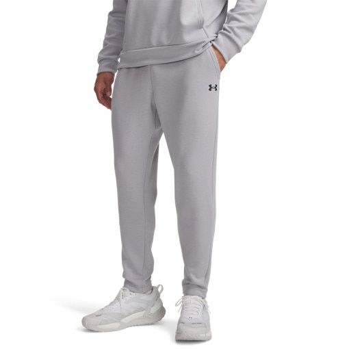 Męskie spodnie treningowe Under Armour UA Flex Fleece Tapered - szare