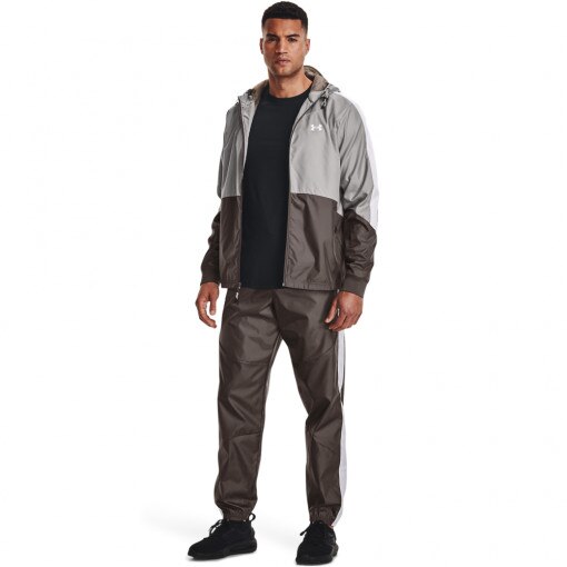 Obrazek dla: UNDER ARMOUR Męskie spodnie treningowe UNDER ARMOUR UA Legacy Woven Pants  szare Szary