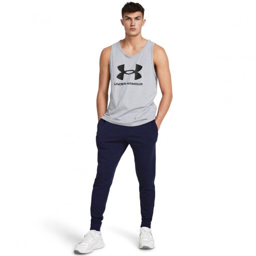 UNDER ARMOUR Męskie spodnie dresowe Under Armour UA Rival Terry Jogger granatowe Granatowy