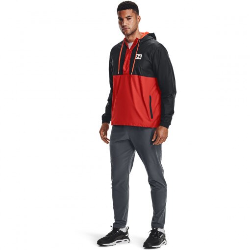 Męskie spodnie treningowe UNDER ARMOUR UA STRETCH WOVEN PANT - szare