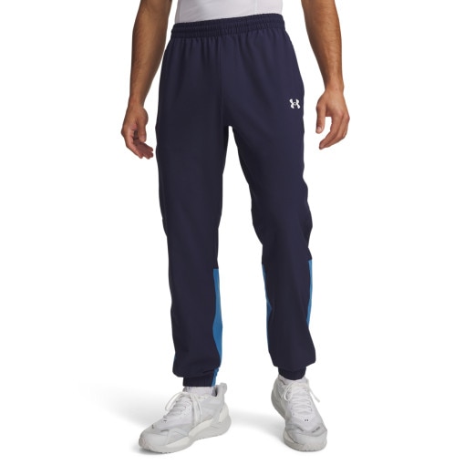 Męskie spodnie treningowe Under Armour UA Tech Utility Woven Pant -  granatowe