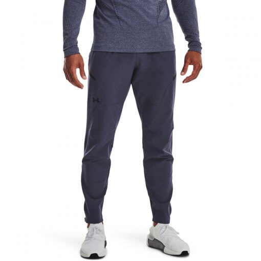 Męskie spodnie treningowe UNDER ARMOUR UA Unstoppable Brushed Pant - grafitowe