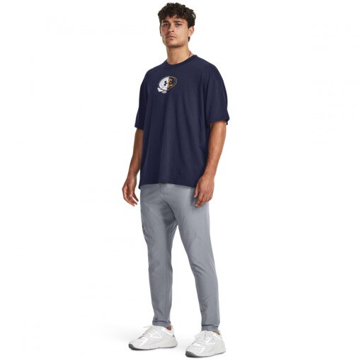 UNDER ARMOUR Męskie spodnie treningowe Under Armour UA Unstoppable Texture Tap Pants szare Szary