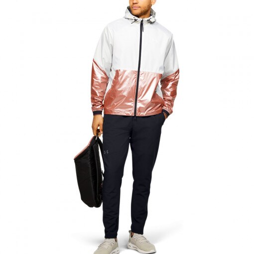 UNDER ARMOUR Męskie spodnie treningowe UNDER ARMOUR UNSTOPPABLE TAPERED PANTS  czarne Czarny