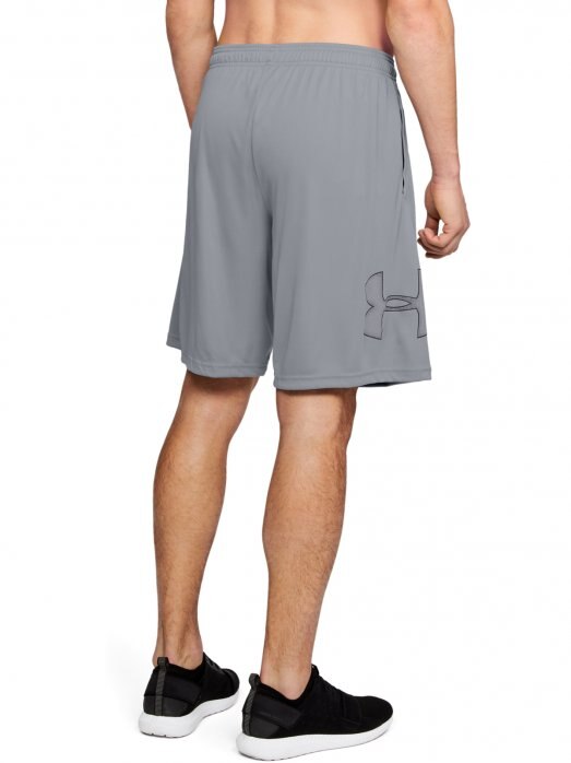Męskie szorty treningowe UNDER ARMOUR TECH GRAPHIC SHORT - szare