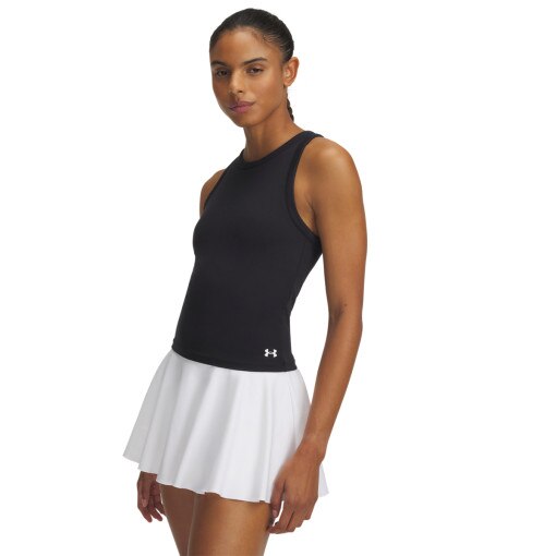 UNDER ARMOUR Damski top treningowy Under Armour Motion High Neck Tank  czarny Czarny