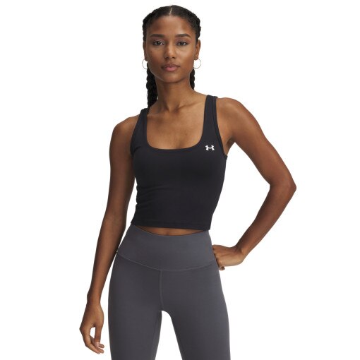 UNDER ARMOUR Damski top treningowy Under Armour Motion Tank Emea  czarny Czarny