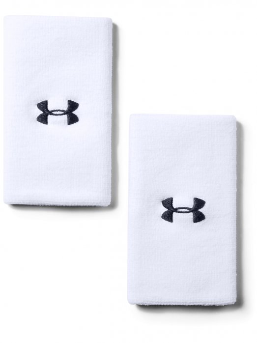 UNDER ARMOUR Opaska treningowa na nadgarstek uniseks UNDER ARMOUR UA 6'' Performance Wristband  biała Biały