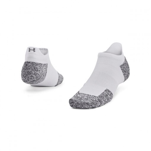 UNDER ARMOUR Skarpetki do biegania uniseks Under Armour UA AD Run Cushion 1pk NS Tab  białe Biały