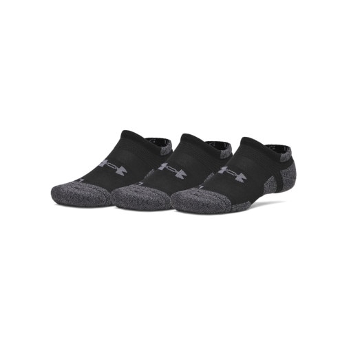 Obrazek dla: UNDER ARMOUR Skarpetki stopki treningowe uniseks Under Armour UA Perf Tech Pro 3pk NS  czarne Czarny