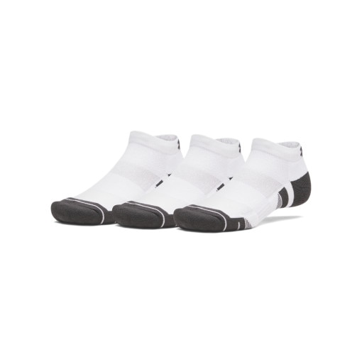 Obrazek dla: UNDER ARMOUR Skarpetki treningowe niskie (3pack) uniseks Under Armour New UA Perf Tech 3pk Low  białe Biały