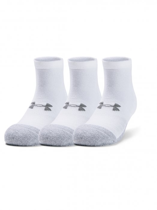 Obrazek dla: UNDER ARMOUR Skarpetki treningowe UNDER ARMOUR Heatgear Lo cut 3pack  białe Biały