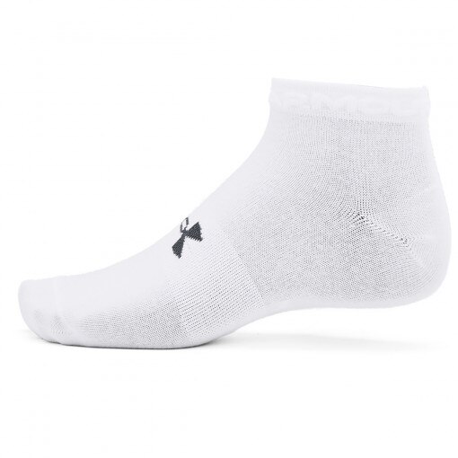 Skarpetki treningowe uniseks (3-pack) UNDER ARMOUR UA Essential Low Cut 3Pk - białe
