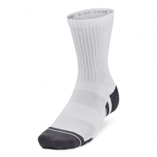 Skarpetki treningowe uniseks (3-pack) Under Armour UA Performance Cotton Mid - białe