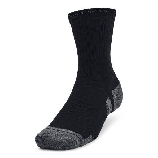 Skarpetki treningowe uniseks (3-pack) Under Armour UA Performance Cotton Mid - czarne