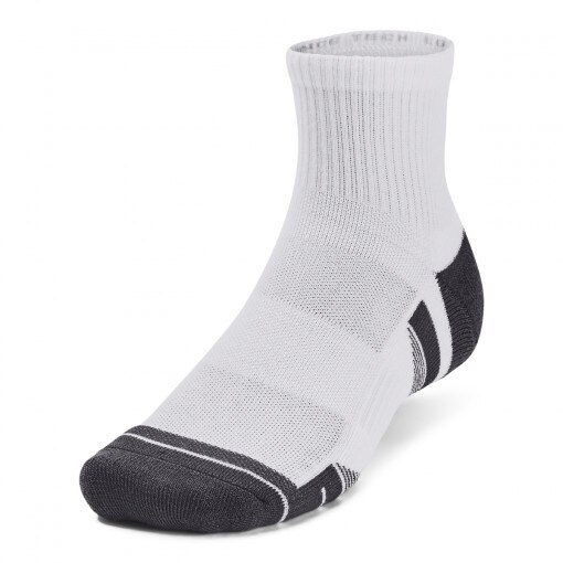 Skarpetki treningowe uniseks Under Armour (3-pack) Performance Tech Qtr - białe