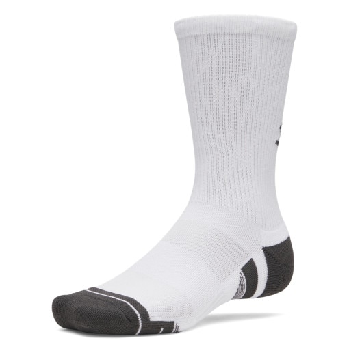 Skarpetki treningowe długie (3-pack) uniseks Under Armour New UA Perf Tech 3pk Crew - białe