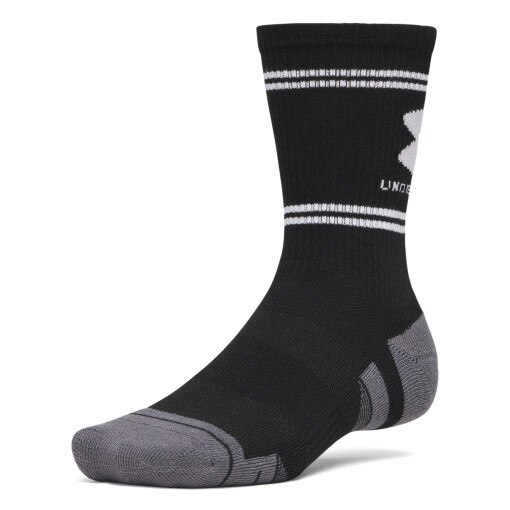 Skarpetki treningowe długie (3-pack) uniseks Under Armour New UA Perf Tech Nov 3pk Crw - czarne