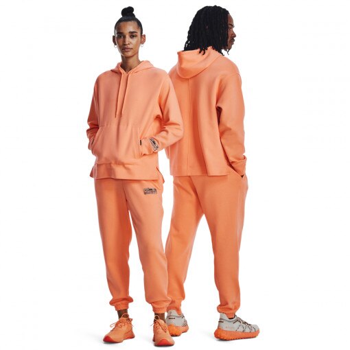 UNDER ARMOUR Spodnie treningowe uniseks Under Armour UA Summit Knit Joggers  pomarańczowe Pomarańczowy