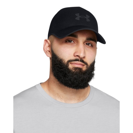 UNDER ARMOUR Czapka z daszkiem uniseks Under Armour StealthForm Uncrushable  czarna Czarny