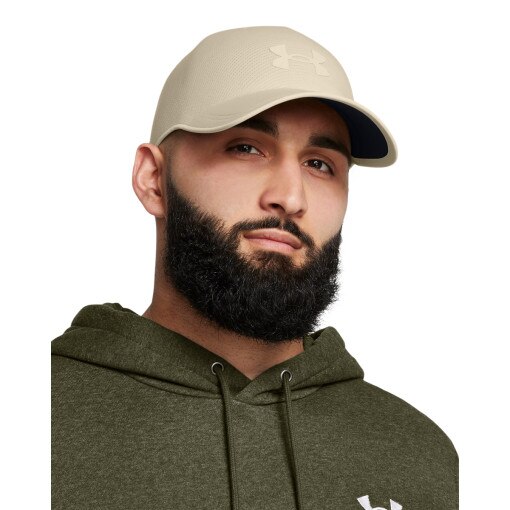 UNDER ARMOUR Czapka z daszkiem uniseks Under Armour StealthForm Uncrushable  beżowa Beżowy