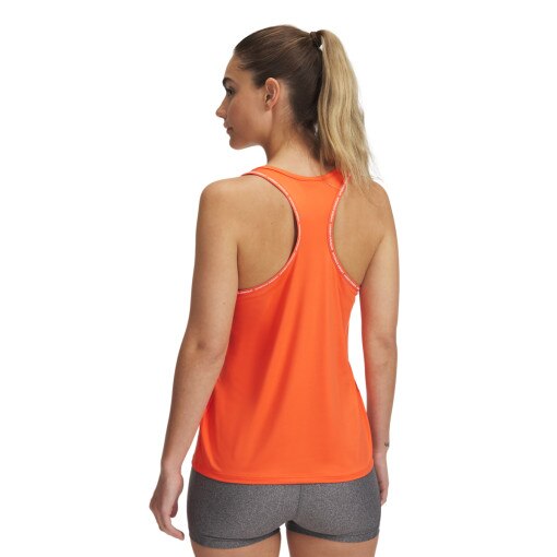 Damski top treningowy Under Armour Tech Knockout Tank - pomarańczowy