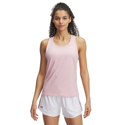 UNDER ARMOUR Damski top treningowy Under Armour Tech Knockout Tank  różowy Różowy