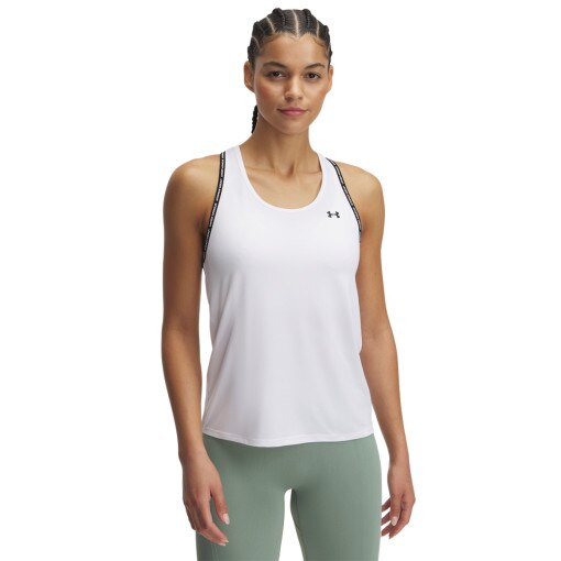 UNDER ARMOUR Damski top treningowy Under Armour Tech Knockout Tank  biały Biały