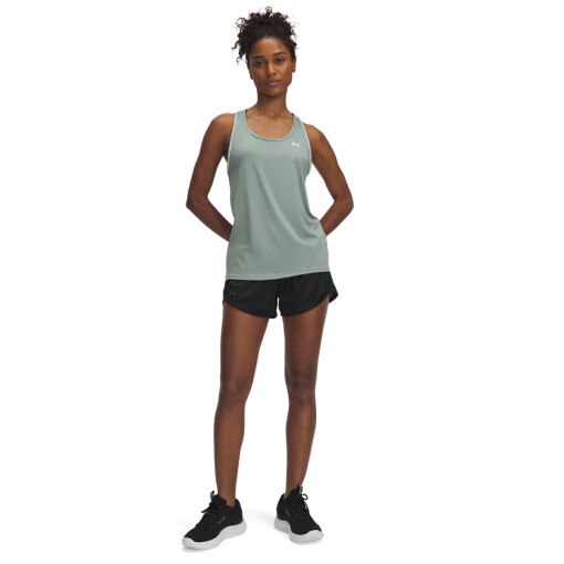 UNDER ARMOUR Damskie spodenki treningowe Under Armour Tech Play Up Shine Shorts  czarne Czarny