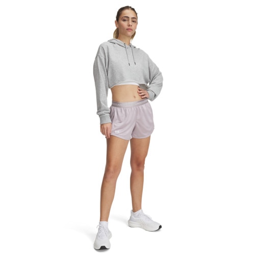 UNDER ARMOUR Damskie spodenki treningowe Under Armour Tech Play Up Shine Shorts  różowe Różowy