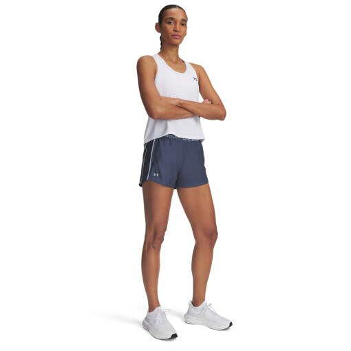 UNDER ARMOUR Damskie spodnie treningowe Under Armour Tech Play Up Shorts  granatowe Granatowy