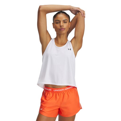 UNDER ARMOUR Damski top treningowy Under Armour Tech Swing Tank  biały Biały