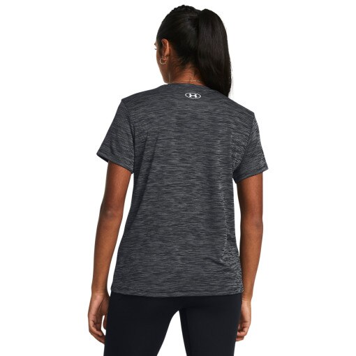 Damska koszulka treningowa Under Armour Tech Textured SSC - czarna