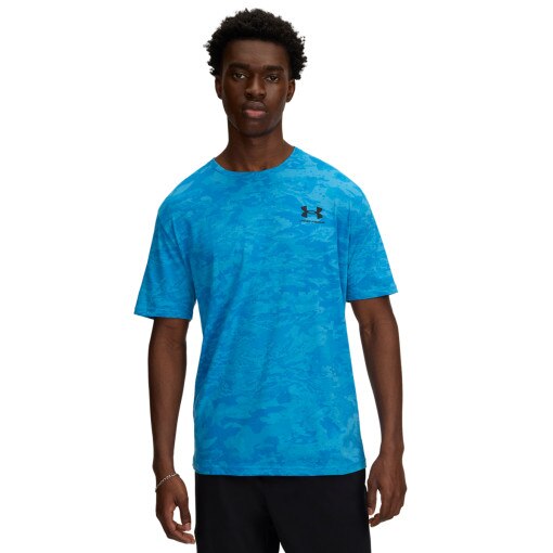 UNDER ARMOUR Męski tshirt z nadrukiem Under Armour UA ABC Camo SS  niebieski Niebieski