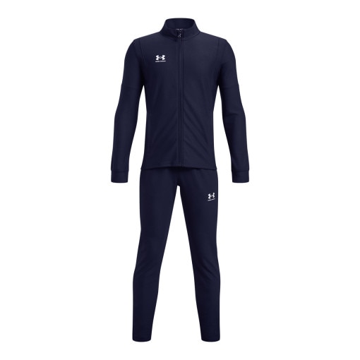 UNDER ARMOUR Chłopięcy dres komplet treningowy Under Armour UA B's Challenger Tracksuit  granatowy Granatowy