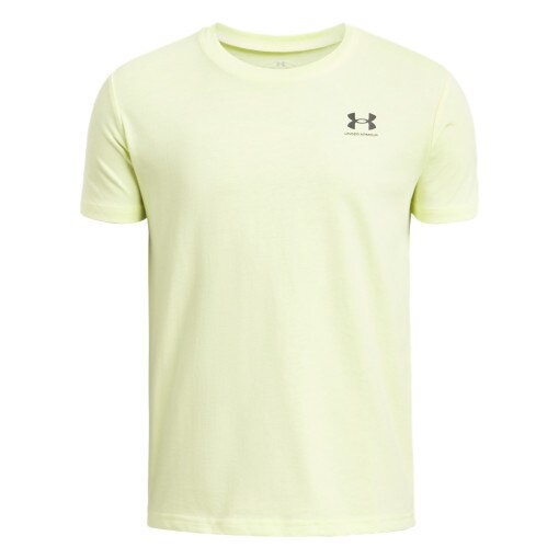 UNDER ARMOUR Chłopięcy tshirt basic Under Armour UA B Sportstyle Lc SS  żółty żółty