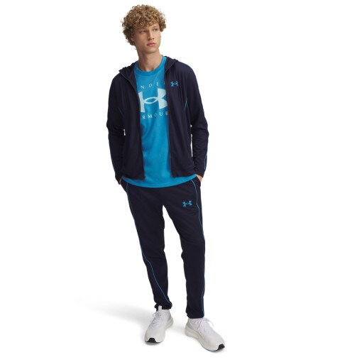 UNDER ARMOUR Męskie dres komplet treningowy Under Armour UA EMEA Tracksuit Novelty granatowy Granatowy
