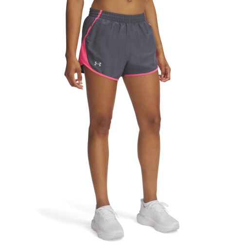 Damskie spodenki do biegania Under Armour UA Fly By 3'' Shorts - szare