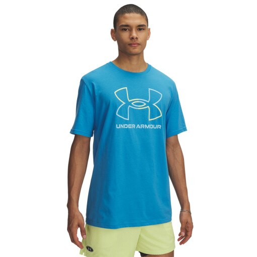 UNDER ARMOUR Męski tshirt z nadrukiem Under Armour UA Gl Foundation Update SS  niebieski Niebieski