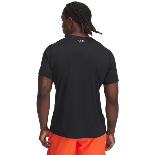 Męska koszulka treningowa Under Armour UA Heatgear Fitted SS - czarna