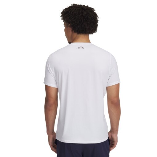 Męska koszulka treningowa Under Armour UA Heatgear Fitted SS - biała