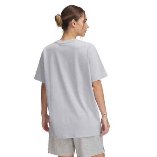 Damski t-shirt z nadrukiem Under Armour UA HWT OS 96 SS - szary