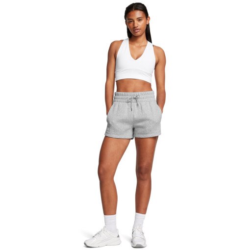 UNDER ARMOUR Damskie spodenki dresowe Under Armour UA Icon Fleece Boxer Shorts  szare Szary