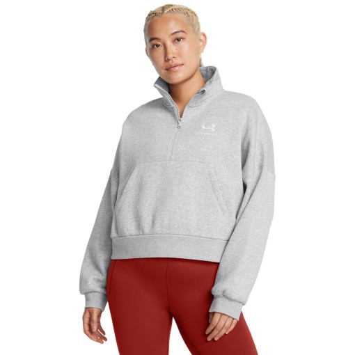 UNDER ARMOUR Damska bluza dresowa Under Armour UA Icon Fleece OS HZ  szara Szary