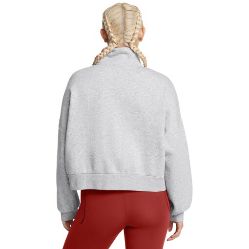 Damska bluza dresowa Under Armour UA Icon Fleece OS HZ - szara
